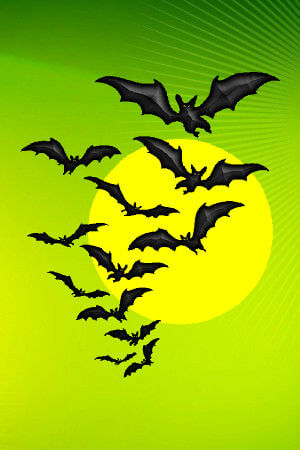 Летучие мыши на Хэллоуин