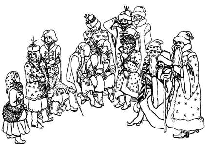 Раскраски 12 Месяцев 12 Месяцев раскраска 1