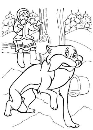 Раскраски 12 Месяцев 12 Месяцев раскраска 10