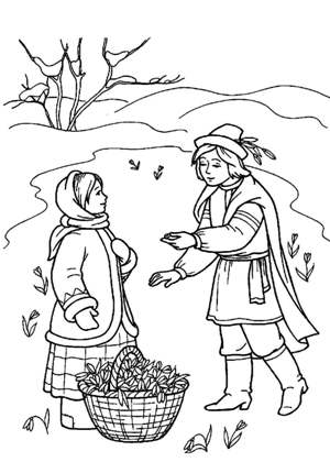 Раскраски 12 Месяцев 12 Месяцев раскраска 12