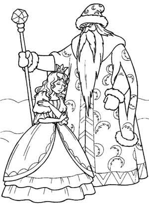 Раскраски 12 Месяцев 12 Месяцев раскраска 4