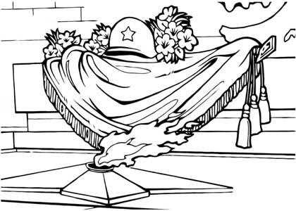 9 мая раскраска 20