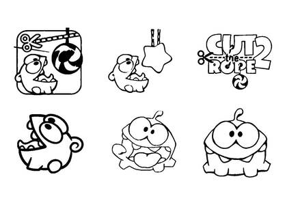 Раскраски Ам Ням Ам Ням – раскраска 10