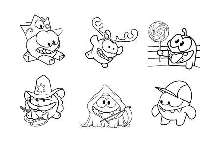 Раскраски Ам Ням Ам Ням – раскраска 11