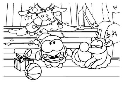 Раскраски Ам Ням Ам Ням – раскраска 12