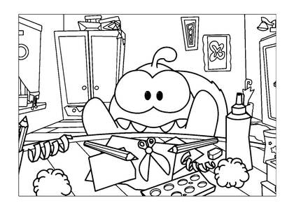 Раскраски Ам Ням Ам Ням – раскраска 13