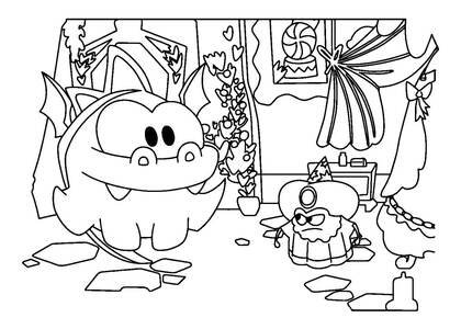 Раскраски Ам Ням Ам Ням – раскраска 14