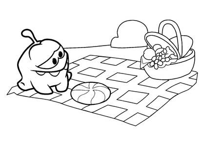 Раскраски Ам Ням Ам Ням – раскраска 18