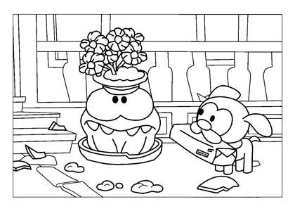 Раскраски Ам Ням Ам Ням – раскраска 19