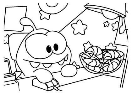 Раскраски Ам Ням Ам Ням – раскраска 20