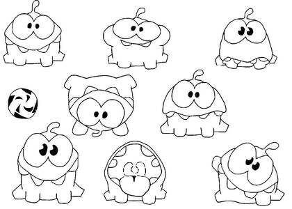 Раскраски Ам Ням Ам Ням – раскраска 23