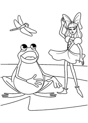 по сказкам Андерсена раскраска 27