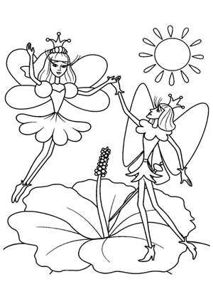 по сказкам Андерсена раскраска 28