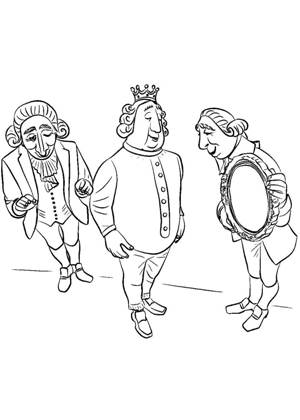 по сказкам Андерсена раскраска 29