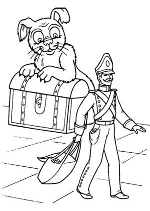 по сказкам Андерсена раскраска 32