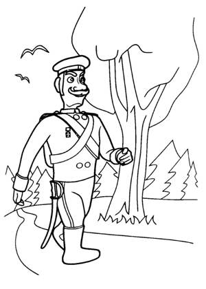 по сказкам Андерсена раскраска 34