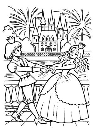 по сказкам Андерсена раскраска 37