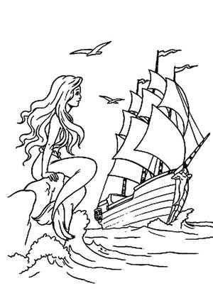 по сказкам Андерсена раскраска 42