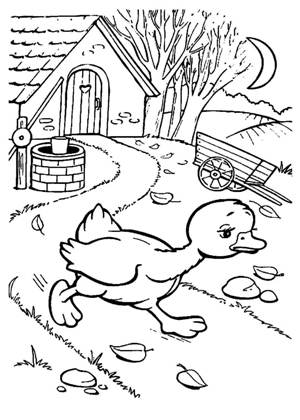 по сказкам Андерсена раскраска 5