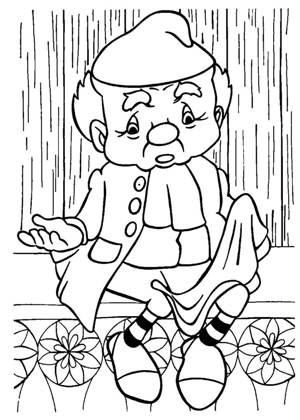 по сказкам Андерсена раскраска 52