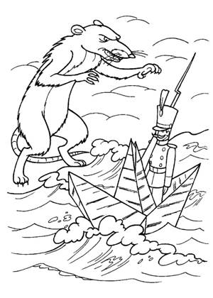 по сказкам Андерсена раскраска 62