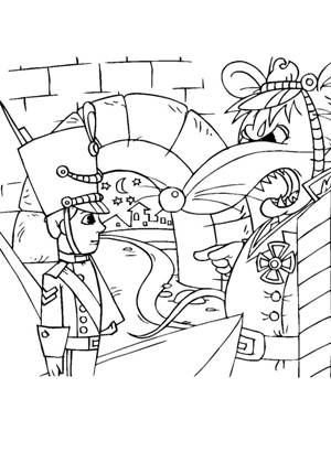 по сказкам Андерсена раскраска 65