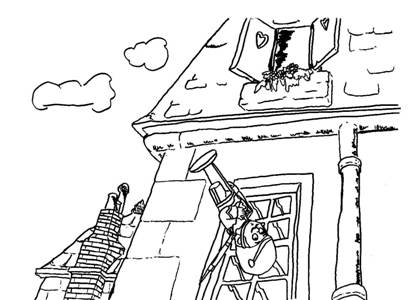 по сказкам Андерсена раскраска 67