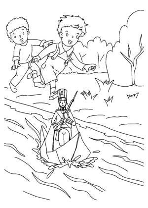 по сказкам Андерсена раскраска 69