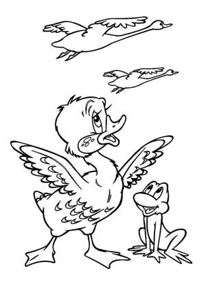 по сказкам Андерсена раскраска 8