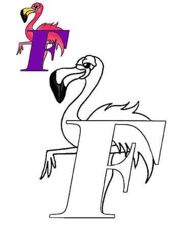 Раскраски Английский алфавит с образцом Английский алфавит с образцом