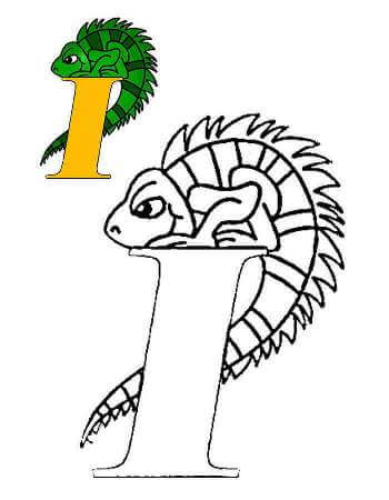 Раскраски Английский алфавит с образцом Английский алфавит с образцом