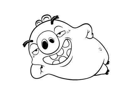 Раскраски Энгри Бердз Энгри Бердз раскраска 10