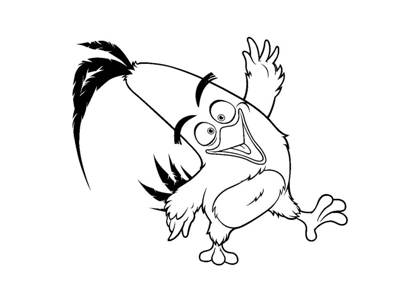 Раскраски Энгри Бердз Энгри Бердз раскраска 11