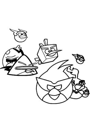 Раскраски Энгри Бердз Энгри Бердз раскраска 17