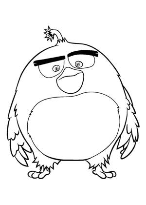 Раскраски Энгри Бердз Энгри Бердз раскраска 25