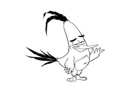 Раскраски Энгри Бердз Энгри Бердз раскраска 9