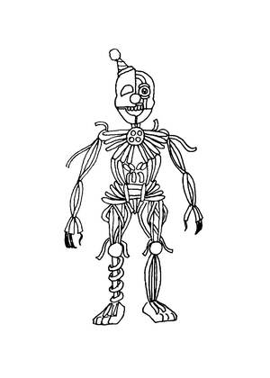 Раскраски Аниматроники Аниматроники — раскраска 14