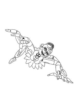 Раскраски Аниматроники Аниматроники — раскраска 15