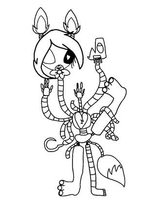 Раскраски Аниматроники Аниматроники — раскраска 20