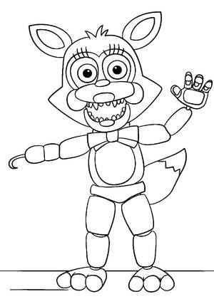 Раскраски Аниматроники Аниматроники — раскраска 24