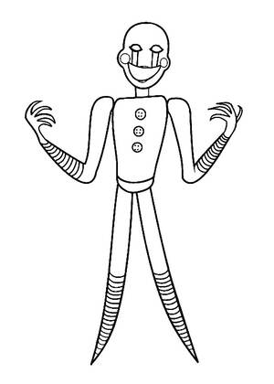 Раскраски Аниматроники Аниматроники — раскраска 25