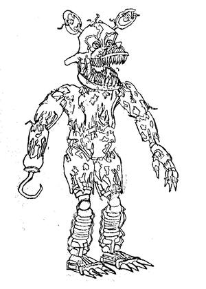 Раскраски Аниматроники Аниматроники — раскраска 4