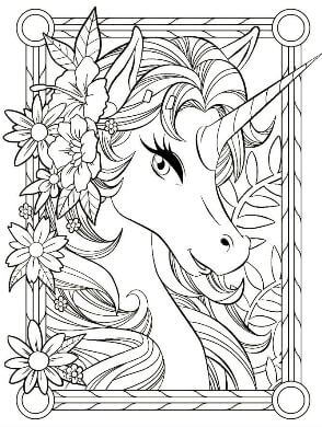 Раскраски Антистресс Единорог Антистресс Единорог