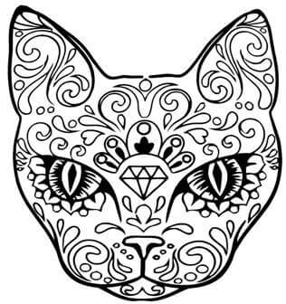 Раскраски Антистресс Кошки Антистресс Кошки