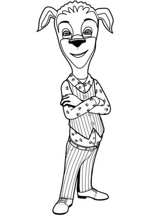 Раскраски Барбоскины Барбоскины раскраска 13