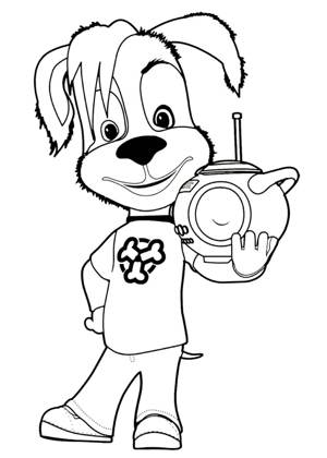 Раскраски Барбоскины Барбоскины раскраска 4