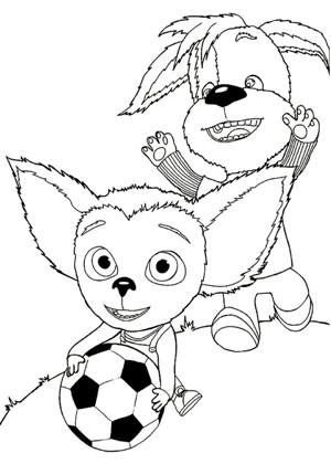 Раскраски Барбоскины Барбоскины раскраска 6