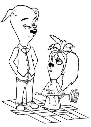 Раскраски Барбоскины Барбоскины раскраска 8