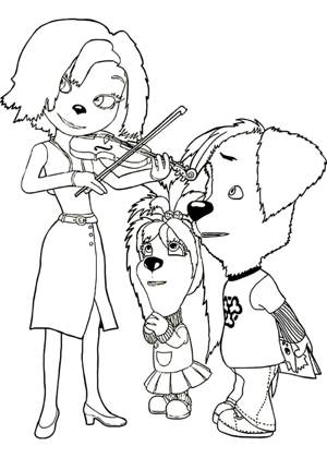 Раскраски Барбоскины Барбоскины раскраска 9