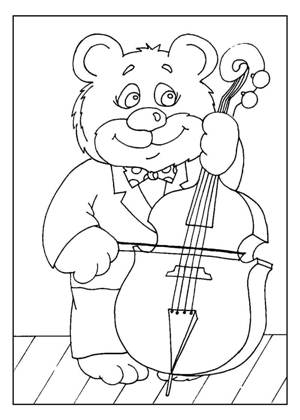 Квартет – раскраска 19